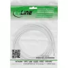 InLine DC-jatkokaapeli, DC-liitin/naaras 5,5x2,1 mm, AWG 18, valkoinen, 3 m