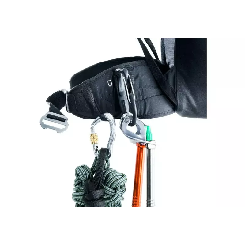Lumivyöryreppu DEUTER Alproof Lite 22 – 22 L, kurkuma/musta, kevyt, luotettava
