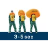 Lumivyöryreppu DEUTER Alproof Lite 22 – 22 L, kurkuma/musta, kevyt, luotettava