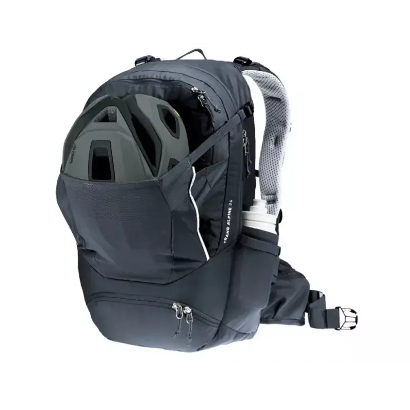 Reppu DEUTER Trans Alpine 24 — pyöräilyreppu, 24 L, musta