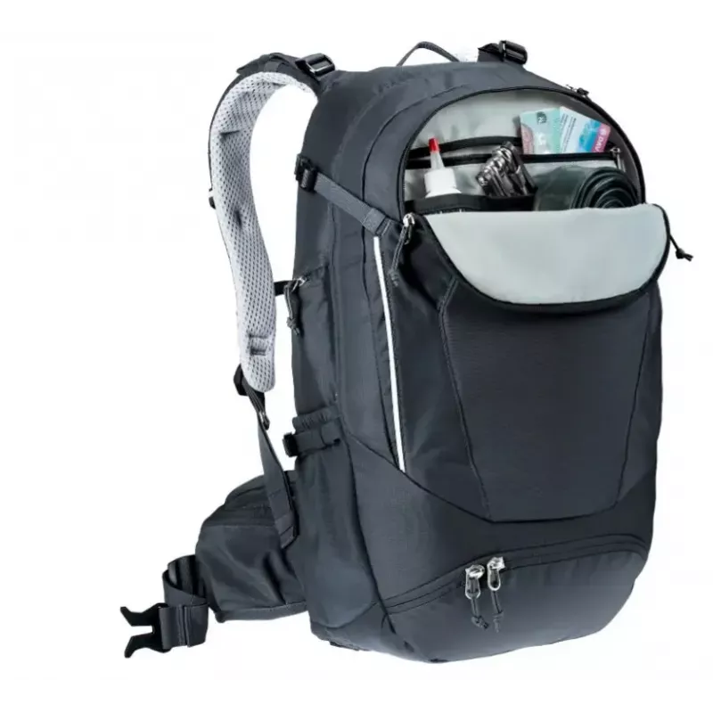 Reppu DEUTER Trans Alpine 24 — pyöräilyreppu, 24 L, musta