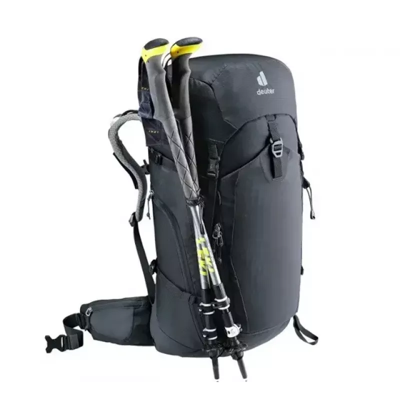 Reppu DEUTER Trail PRO 34 SL — naisten vaellusreppu 34 L, kevyt, tukeva, musta