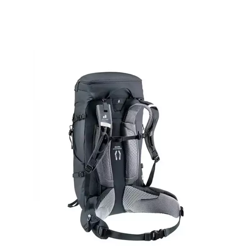 Reppu DEUTER Trail PRO 34 SL — naisten vaellusreppu 34 L, kevyt, tukeva, musta