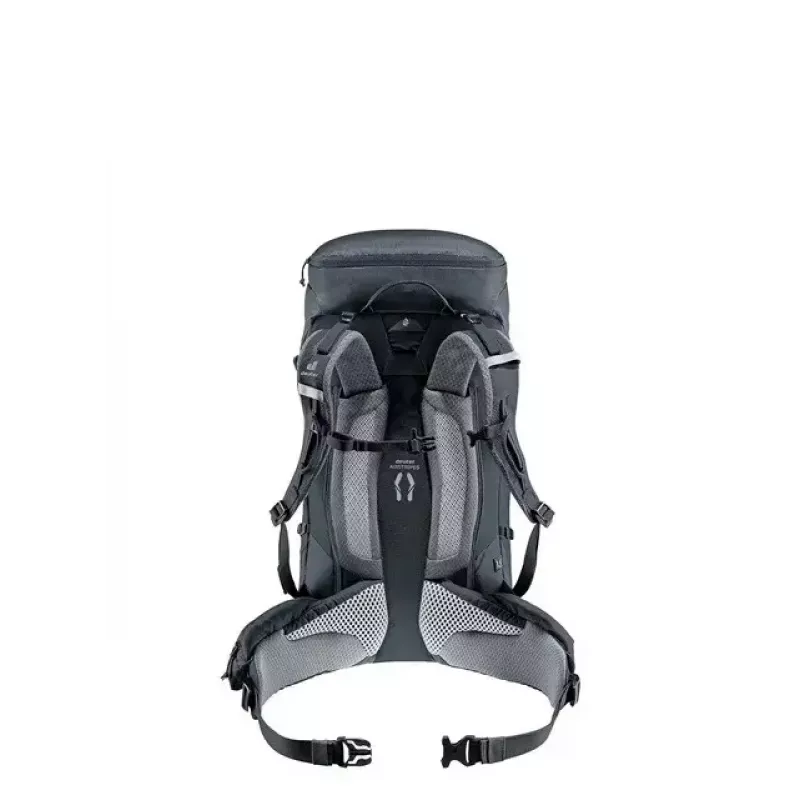 Reppu DEUTER Trail PRO 34 SL — naisten vaellusreppu 34 L, kevyt, tukeva, musta
