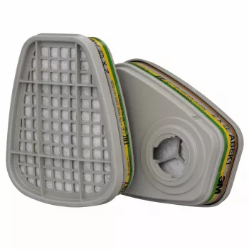3M 6059 ABEK1R Kaasu- ja höyrysuodatin, 2 kappaleen pakkaus