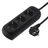 Hama 00108841 ylijännitesuoja musta 3 AC-pistorasia(a) 230 V 3 m