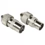Koaksiaaliliitin Hama 00205211 pistoke 2 kpl