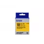 Epson tarranauha Pastel LK-5YBP musta/keltainen 18 mm (9 m)