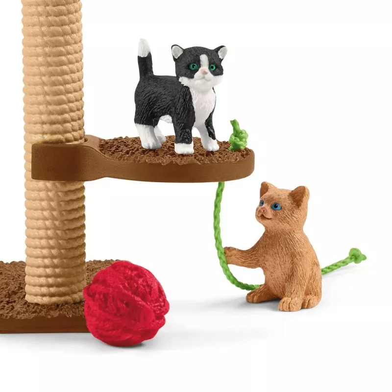 Playset Schleich FARM WORLD leikkiloa suloisille kissoille