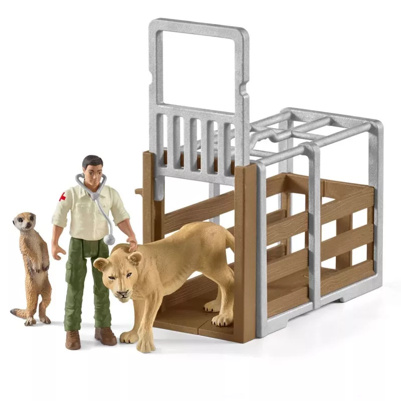 Suuri eläinpelastusrekka Schleich WILD LIFE 42475