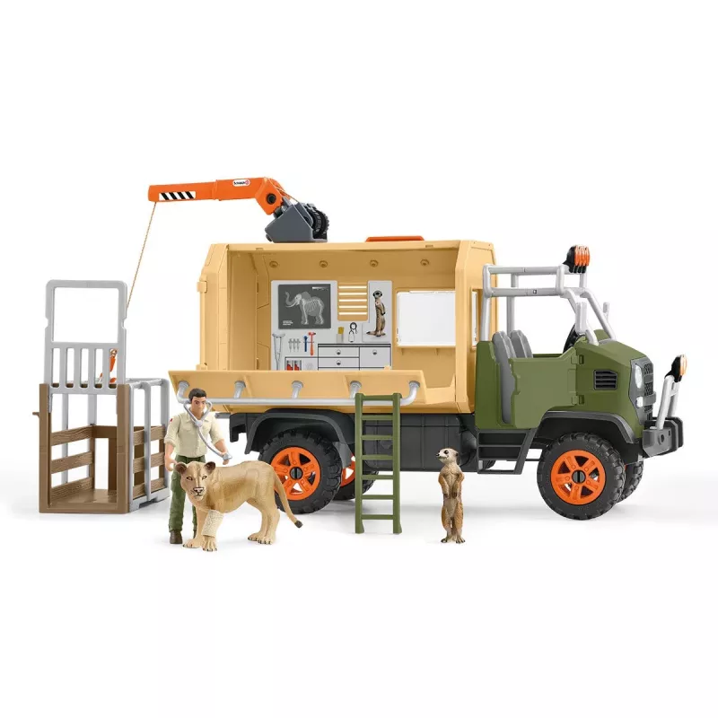 Suuri eläinpelastusrekka Schleich WILD LIFE 42475