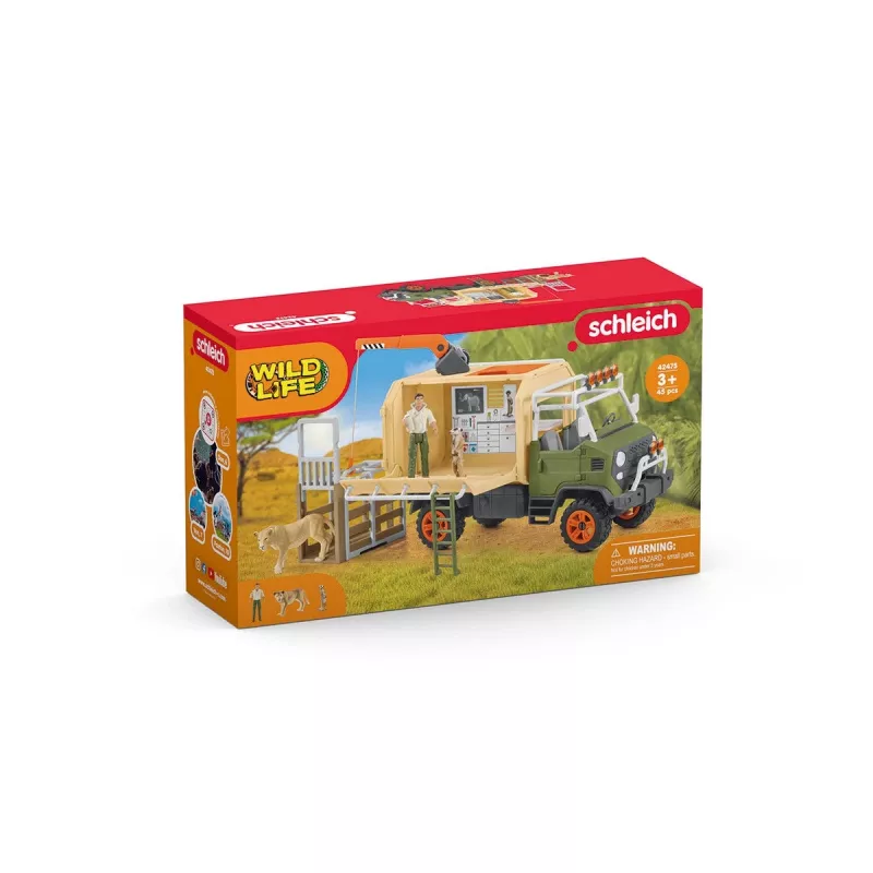 Suuri eläinpelastusrekka Schleich WILD LIFE 42475