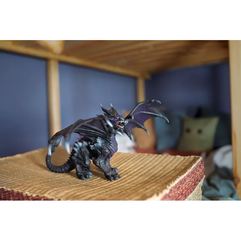 Lelu Schleich ELDRADOR CREATURES varjolohikäärme musta violetti 70152