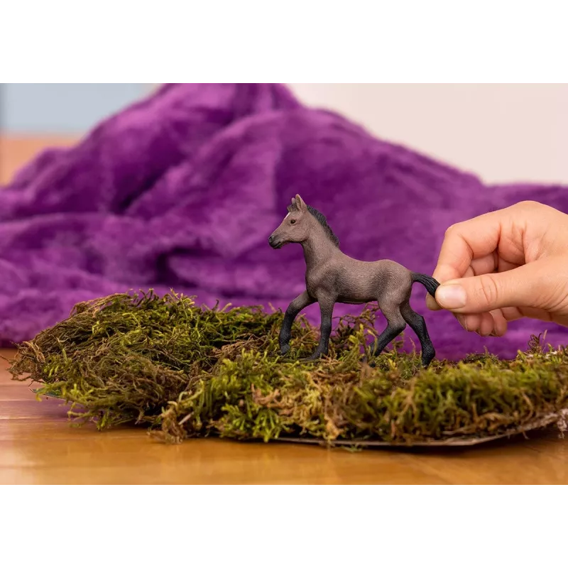 schleich HORSE CLUB Peruvian Paso varsa, 5 vuotta, hevoset, ruskea, muovi