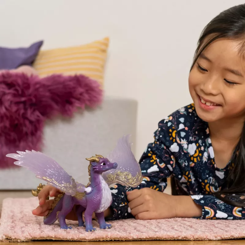Lelu Schleich BAYALA yötaivaan lohikäärme kulta violetti 70762S