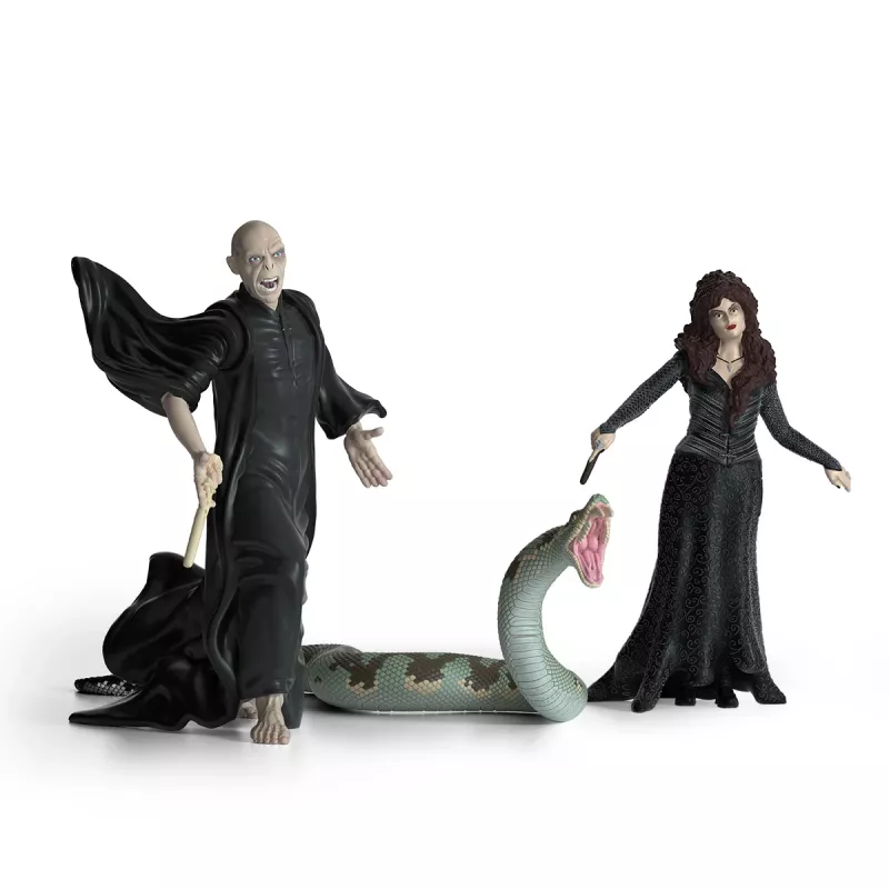Figuurisetti Schleich Lord Voldemort Nagini Bellatrix Lestrange monivärinen