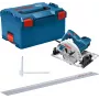 Bosch GKS 55+ GCE + FSN 1400 16,5 cm musta, sininen 4700 kierr./min 1350 W