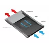 Vertiv SA1-01002XLNB verkkolaitekotelo 1U musta