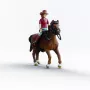 schleich HORSE CLUB Hannah & Cayenne, 5 vuotta, hevoset, monivärinen