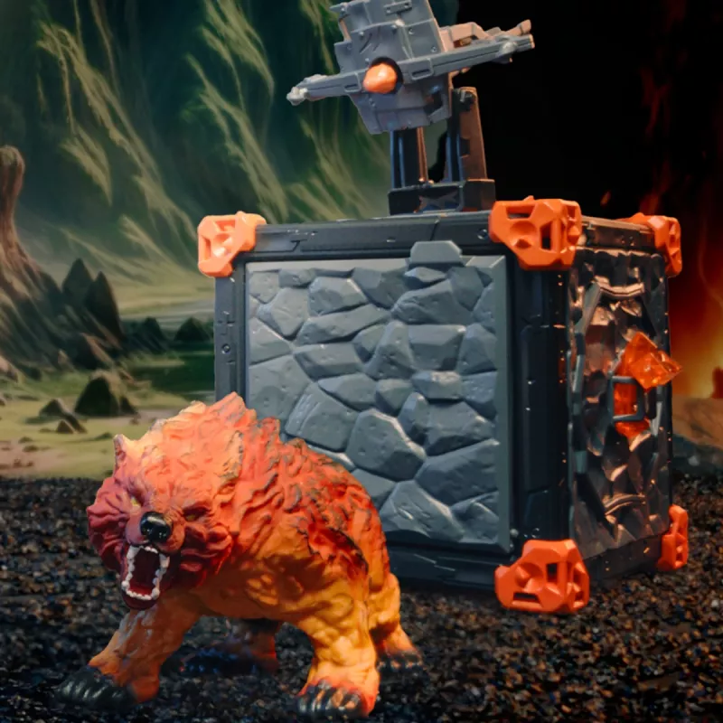 schleich ELDRADOR CREATURES BattleCave laavakarhu, toiminta/seikkailu, 7 vuotta, monivärinen