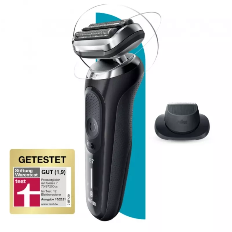 Braun Series 7 71-N1200s kalvoparranajokone trimmeri ruostumaton teräs
