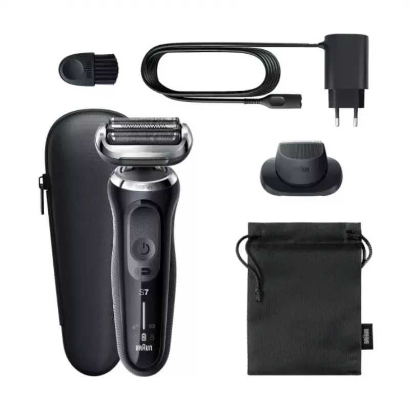 Braun Series 7 71-N1200s kalvoparranajokone trimmeri ruostumaton teräs