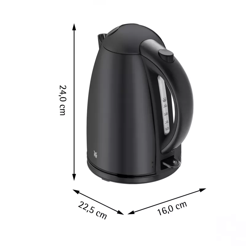WMF Stelio 0413020072 vedenkeitin 1,7 l 2400 W musta