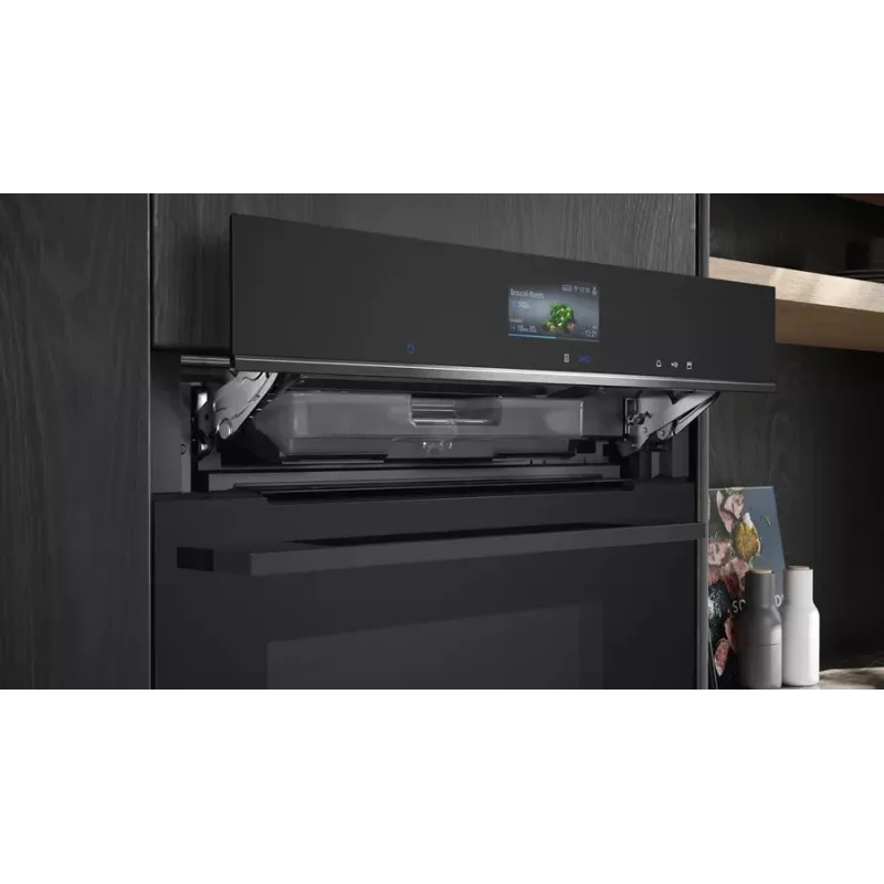 Siemens HR776G1B1 uuni 71 l 3600 W musta, ruostumaton teräs