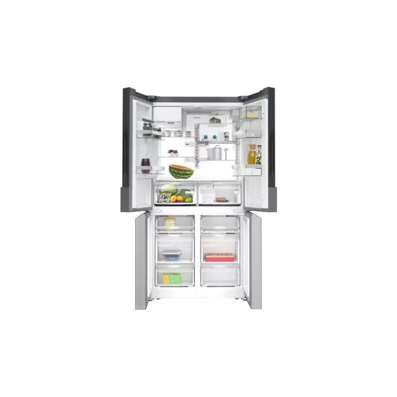 Siemens KF96DPPEA side-by-side-jääkaappi vapaasti seisova 574 l ruostumaton teräs