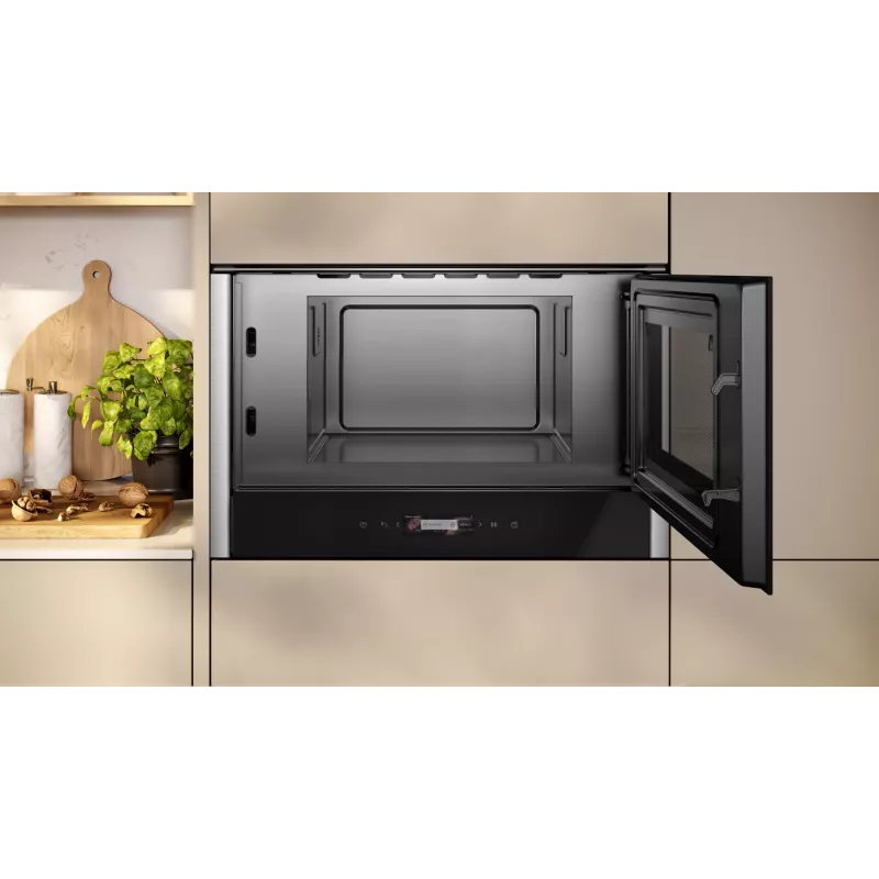 Neff NR4WR21N1 mikroaaltouuni musta pelkkä mikroaaltouuni kalusteisiin asennettava 21 l 900 W
