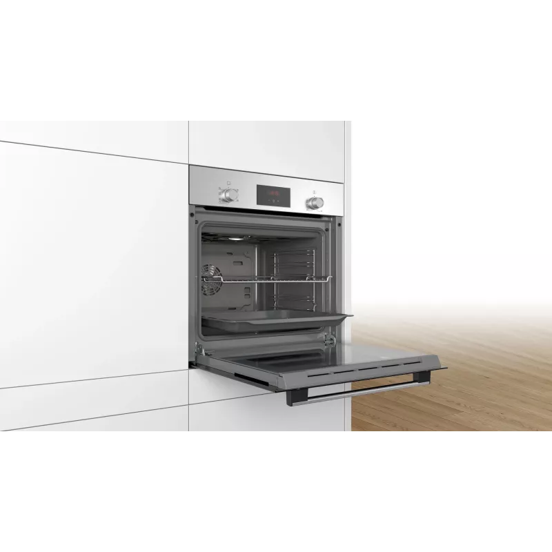 Bosch Serie 2 HBF133BR0 uuni 66 L musta, ruostumaton teräs