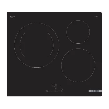 Bosch Serie 4 PUJ611BB5E keittotaso musta kalusteisiin 60 cm induktiokeittotaso vyöhykkeillä 3 vyöhykettä