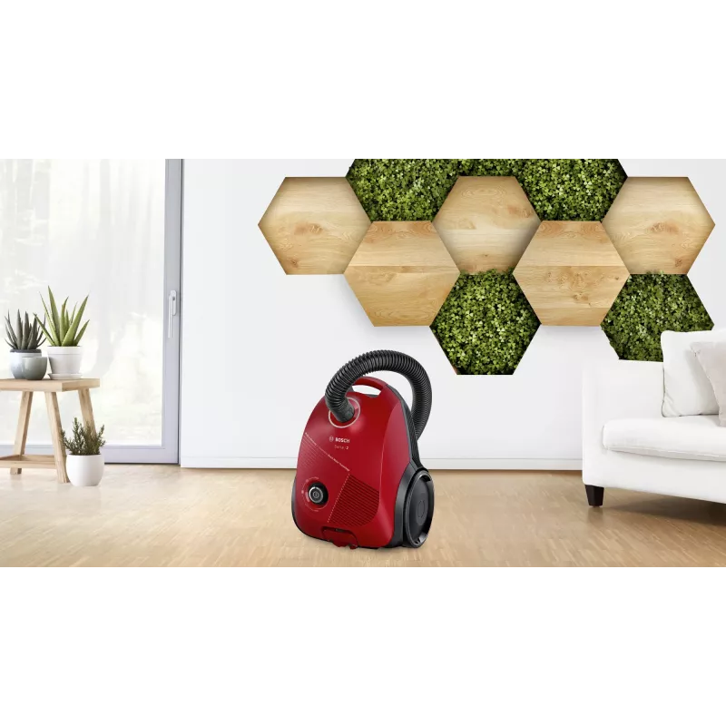 Bosch Serie 2 BGBS2RD1 pölynimuri 3,5 l sylinteripölynimuri kuiva 600 W pölypussi
