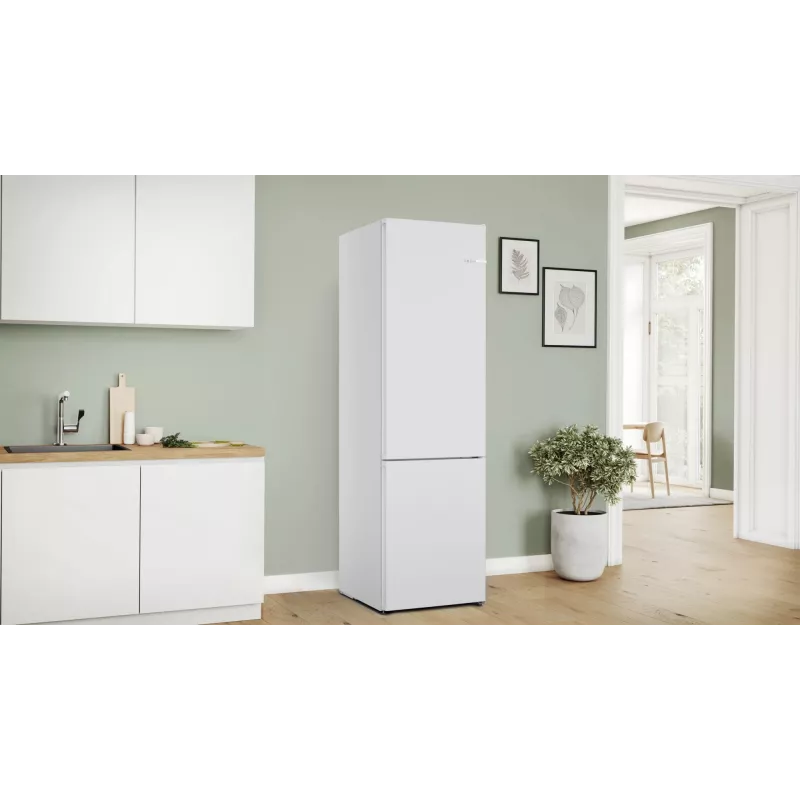 Bosch Serie 4 KGN392WCF jää-pakastinyhdistelmä vapaasti seisova 363 L valkoinen