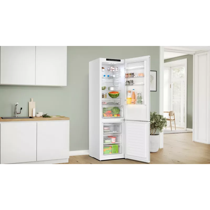 Bosch Serie 4 KGN392WCF jää-pakastinyhdistelmä vapaasti seisova 363 L valkoinen