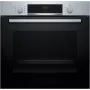 Bosch Serie 4 HBA514BS3 uuni 71 L 3400 W musta, ruostumaton teräs