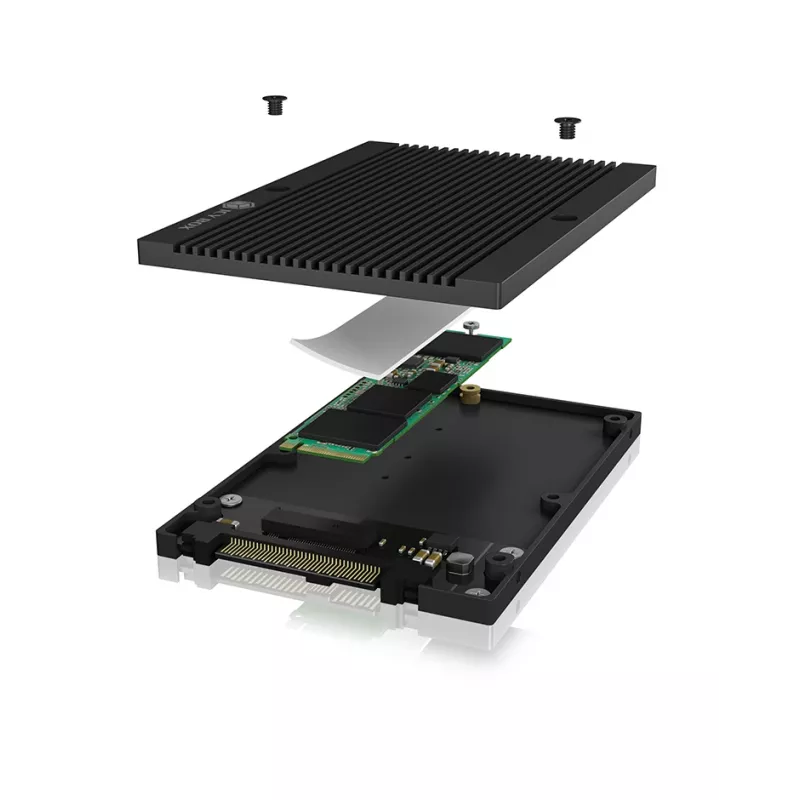 ICY BOX IB-M2U04 SSD-kotelo musta 2,5