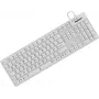 KeySonic KSK-8030 IN (DE) valkoinen näppäimistö teollisuus USB QWERTZ saksa