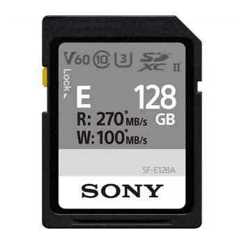 SDXC-muistikortti Sony 128 GB UHS-II U3 V60 (SFE128A.AE) 300 MB/s luku
