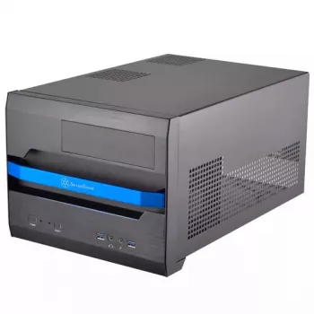 PC-kotelo Silverstone Sugo SG12 Desktop musta