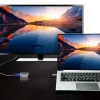 ATEN USB-C-VGA-sovitin, USB Type-C, VGA (D-Sub), uros, naaras, suora, suora