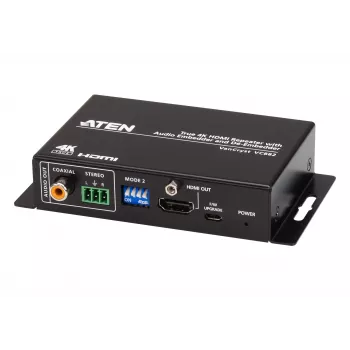 ATEN True 4K HDMI-toistin audio-embedderillä ja de-embedderillä
