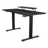 COUGAR E-Star 140 sähköinen pelipöytä, musta (1400x600x720-1170mm)