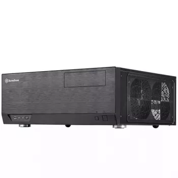 PC-kotelo Silverstone GD09B-C HTPC musta