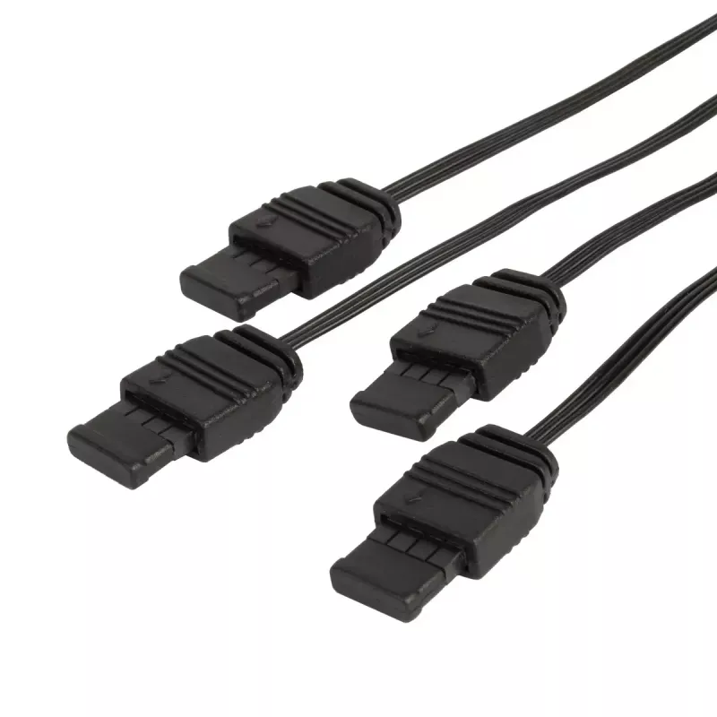 Kaapeli Silverstone CPL03 0,3 m 4 x 4-pin-PWM 4-pin-PWM