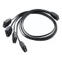 Kaapeli Silverstone CPL03 0,3 m 4 x 4-pin-PWM 4-pin-PWM