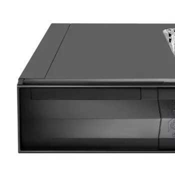PC-kotelo Silverstone RVZ02 Small Form Factor musta, hopea