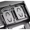 PC-kotelo Silverstone RVZ02 Small Form Factor musta, hopea