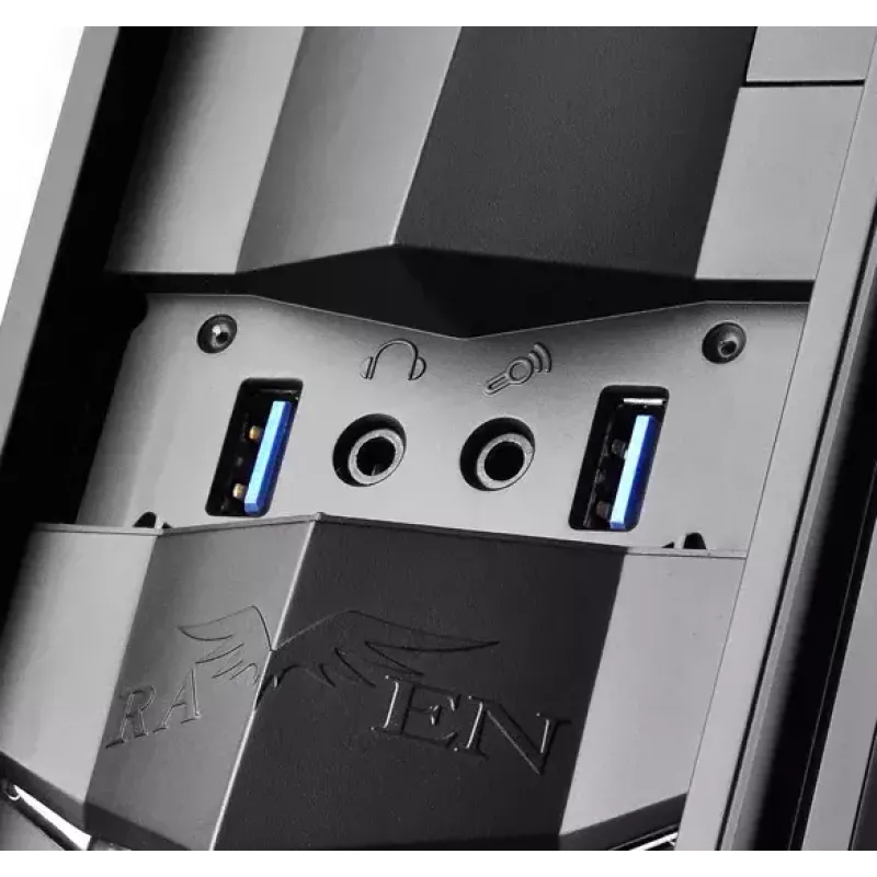 PC-kotelo Silverstone RVZ02 Small Form Factor musta, hopea