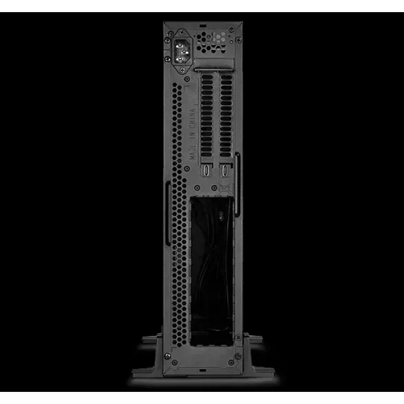 PC-kotelo Silverstone RVZ02 Small Form Factor musta, hopea